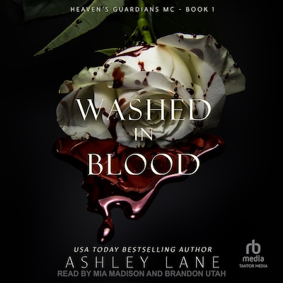 Washed In Blood – omslag til lydbogen af Ashley Lane