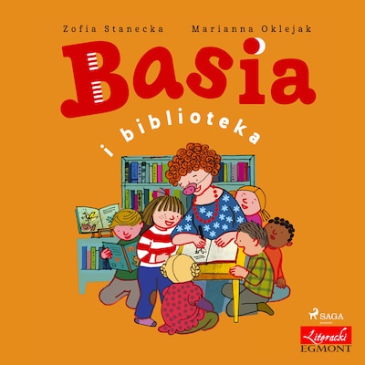 Basia i biblioteka – okładka audiobooka, autor Zofia Stanecka
