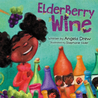ElderBerry Wine – omslag van het luisterboek van Angela Mason-Drew