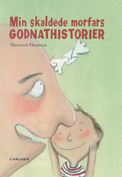 Min skaldede morfars godnat historier – omslag til lydbogen af Thorstein Thomsen