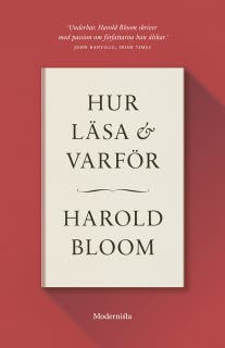 Hur läsa och varför – omslag till ljudboken av Harold Bloom
