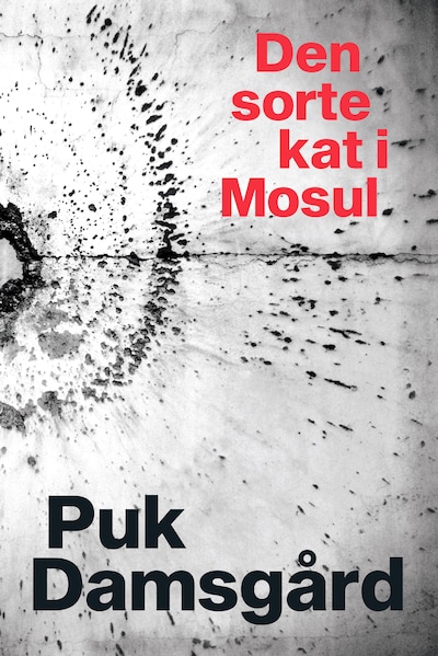 Den sorte kat i Mosul – omslag til lydbogen af Puk Damsgård