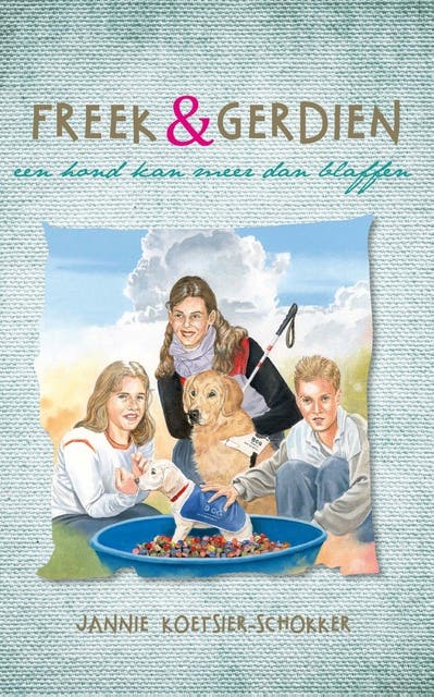 Een hond kan meer dan blaffen – omslag van het luisterboek van Adri Burghout,Jannie Koetsier- Schokker