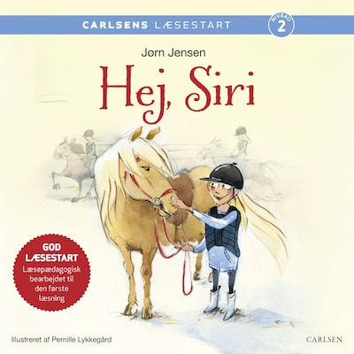 Carlsens læsestart: Hej, Siri – omslag til lydbogen af Jørn Jensen