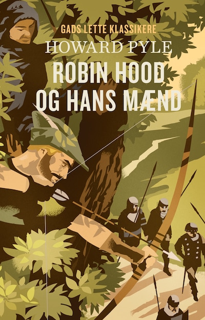 Robin Hood og hans mænd – omslag til lydbogen af Howard Pyle