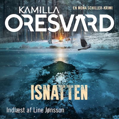 Isnatten – omslag til lydbogen af Kamilla Oresvärd