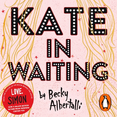 Kate in Waiting – omslag til lydbogen af Becky Albertalli