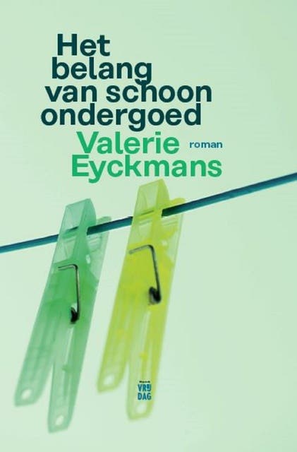 Het belang van schoon ondergoed – omslag van het luisterboek van Valerie Eyckmans