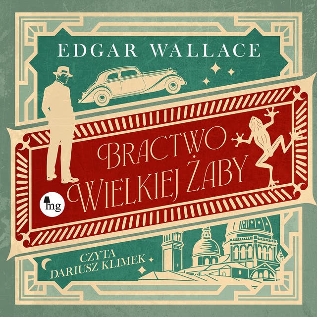 Bractwo Wielkiej Żaby – okładka audiobooka, autor Edgar Wallace