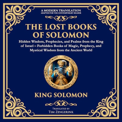 The Lost Books of Solomon – Hidden Wisdom, Prophecies, and Psalms from the King of Israel – omslag til lydbogen af Tim Zengerink, Various Ancient Writers