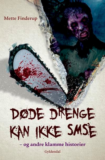 Døde drenge kan ikke sms'e – omslag til lydbogen af Mette Finderup