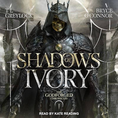 Shadows of Ivory – omslag til lydbogen af Bryce O'Connor, TL Greylock