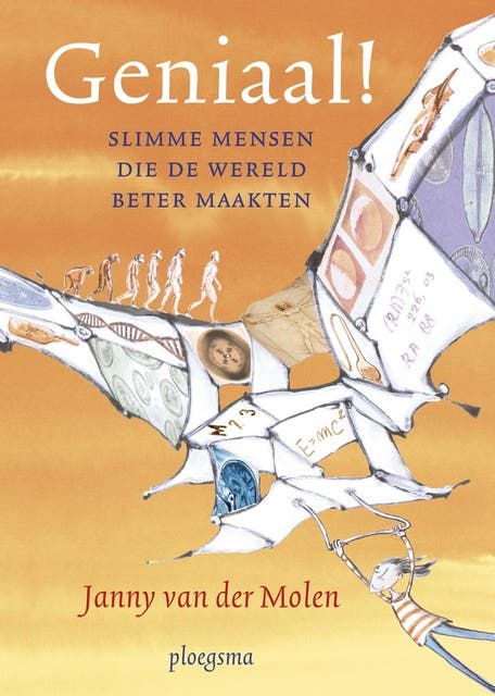 Geniaal!: slimme mensen die de wereld beter maakten – omslag van het luisterboek van Janny van der Molen