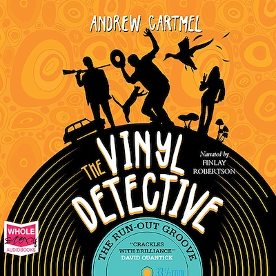 The Run Out Groove – omslag til lydbogen af Andrew Cartmel