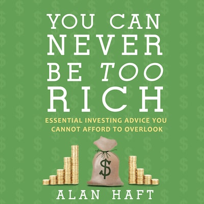 You Can Never Be Too Rich – omslag til lydbogen af Alan Haft