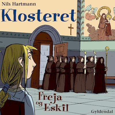 Freja og Eskil: Klosteret – omslag til lydbogen af Nils Hartmann