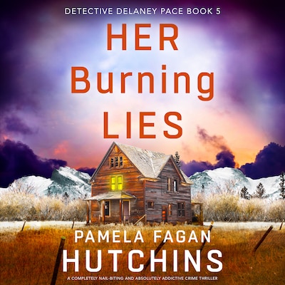 Her Burning Lies – omslag til lydbogen af Pamela Fagan Hutchins