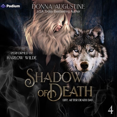 Shadow of Death – omslag til lydbogen af Donna Augustine