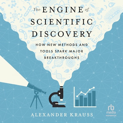 The Engine of Scientific Discovery – omslag til lydbogen af Alexander Krauss