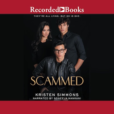 Scammed – omslag til lydbogen af Kristen Simmons