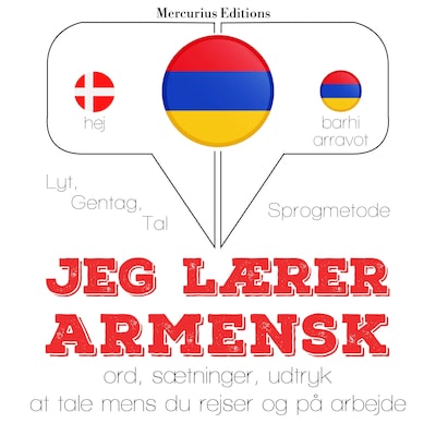 Jeg lærer armensk – omslag til lydbogen af JM Gardner