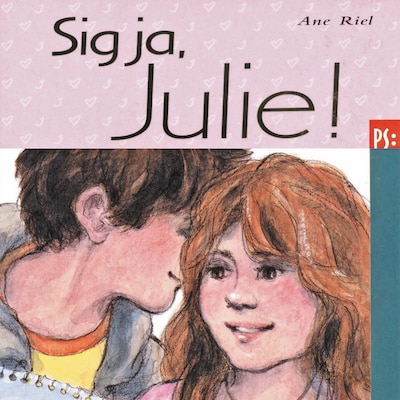 Sig ja, Julie! – omslag til lydbogen af Ane Riel