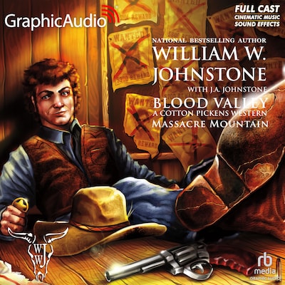 Massacre Mountain [Dramatized Adaptation] – omslag til lydbogen af William W. Johnstone, J.A. Johnstone