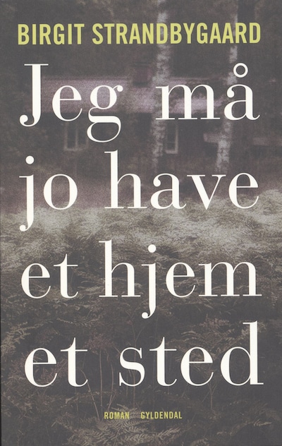 Jeg må jo have et hjem et sted – omslag til lydbogen af Birgit Strandbygaard