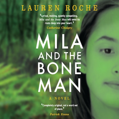 Mila and the Bone Man – omslag til lydbogen af Lauren Roche