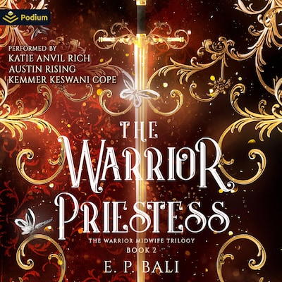 The Warrior Priestess – omslag til lydbogen af E.P. Bali