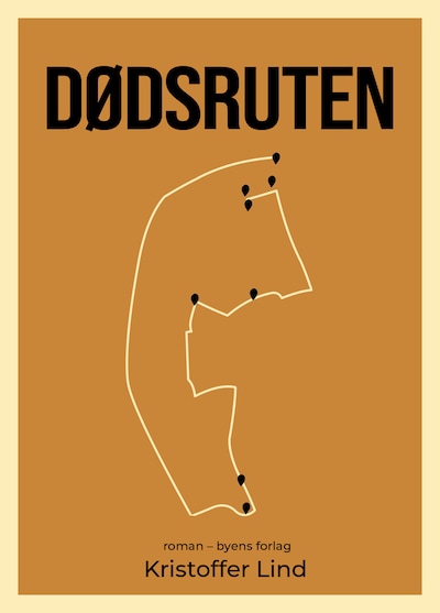 Dødsruten – omslag til lydbogen af Kristoffer Lind