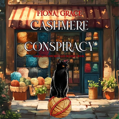 Cashmere Conspiracy (A Hazel Stitchworth Cozy Mystery—Book 1) – omslag til lydbogen af Fiona Grace