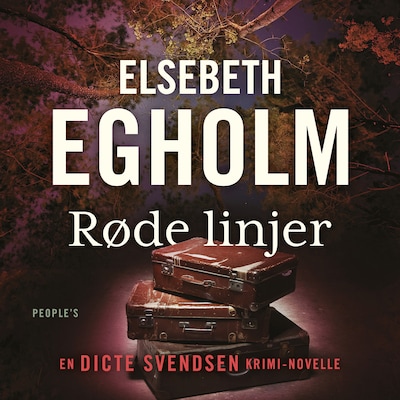 Røde linjer – omslag til lydbogen af Elsebeth Egholm