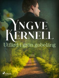 Utfärd i grön gobeläng – omslag till ljudboken av Yngve Kernell