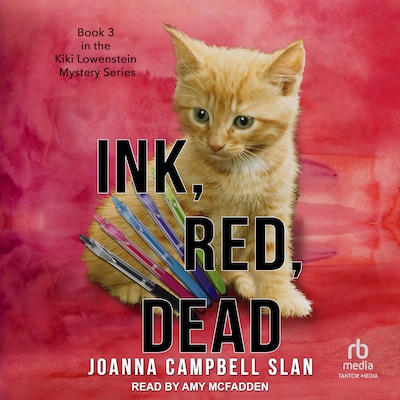 Ink, Red, Dead – omslag til lydbogen af Joanna Campbell Slan