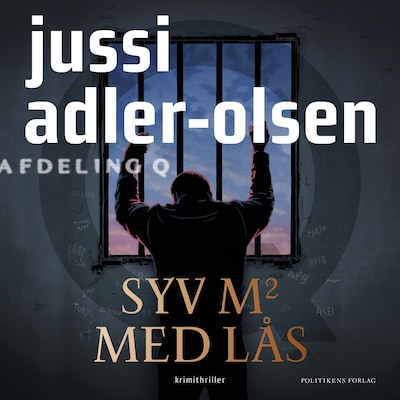 Syv m2 med lås – omslag til lydbogen af Jussi Adler-Olsen
