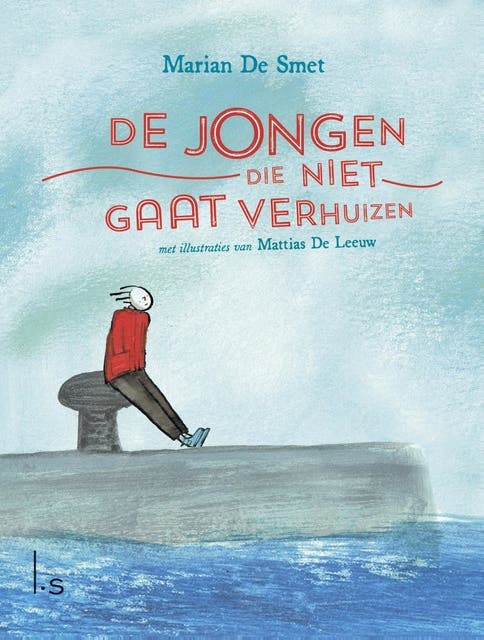 De jongen die niet gaat verhuizen – omslag van het luisterboek van Marian de Smet
