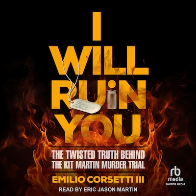 I Will Ruin You – omslag til lydbogen af Emilio Corsetti III