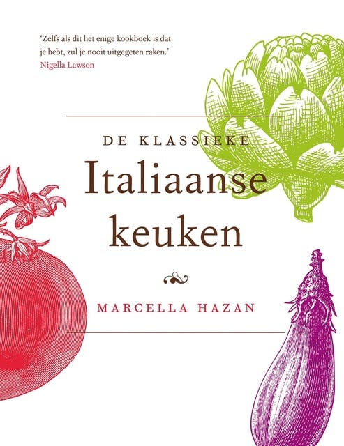 De klassieke Italiaanse keuken – omslag van het luisterboek van Marcella Hazan
