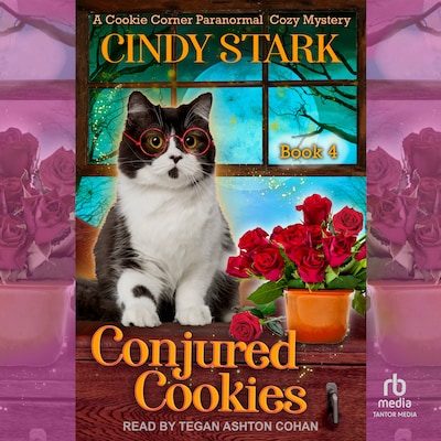 Conjured Cookies – omslag til lydbogen af Cindy Stark