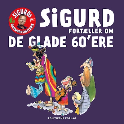 Sigurd fortæller om de glade 60'ere – omslag til lydbogen af Sigurd Barrett