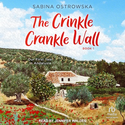The Crinkle Crankle Wall – omslag til lydbogen af Sabina Ostrowska