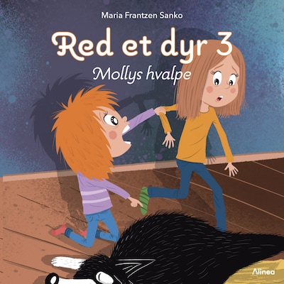 Red et dyr 3 – Mollys hvalpe, Grøn Læseklub – omslag til lydbogen af Maria Frantzen Sanko