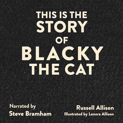 This is the Story of Blacky the Cat – omslag til lydbogen af Russell Allison