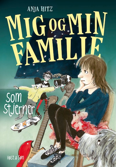 Mig og min familie. Som stjerner – omslag til lydbogen af Anja Hitz
