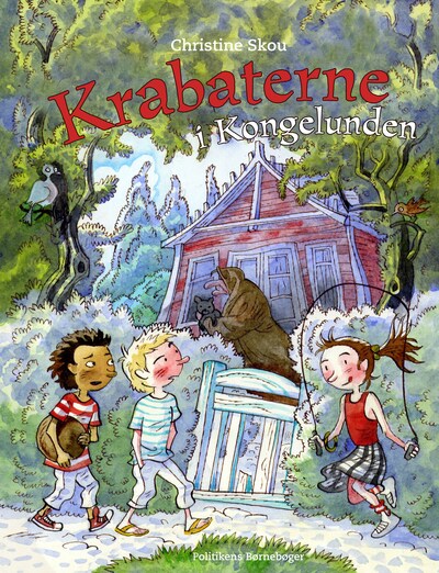 Krabaterne i Kongelunden – omslag til lydbogen af Christine Skou