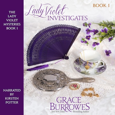 Lady Violet Investigates – omslag til lydbogen af Grace Burrowes
