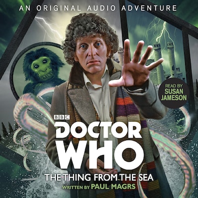 Doctor Who: The Thing from the Sea – omslag til lydbogen af Paul Magrs