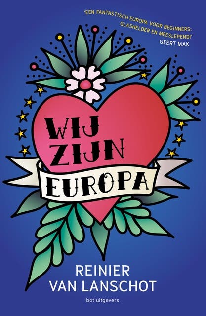 Wij zijn Europa – omslag van het luisterboek van Reinier van Lanschot