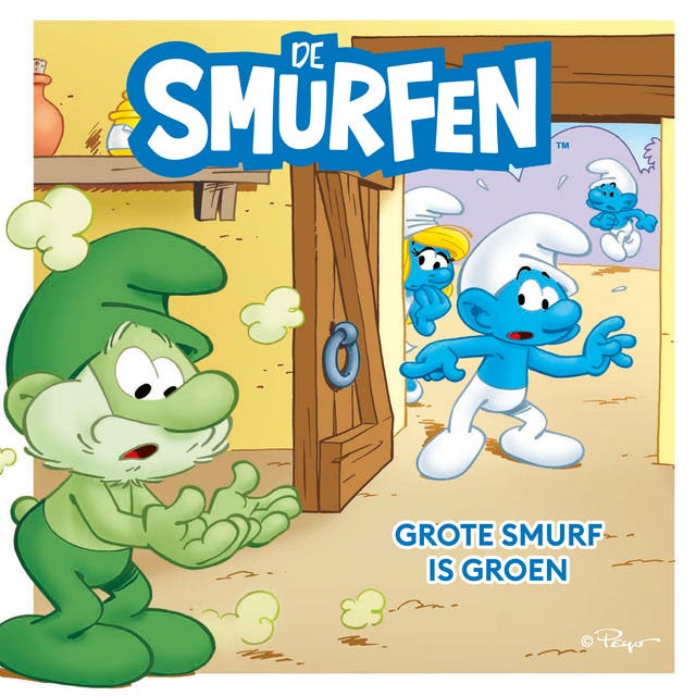 Grote Smurf is groen